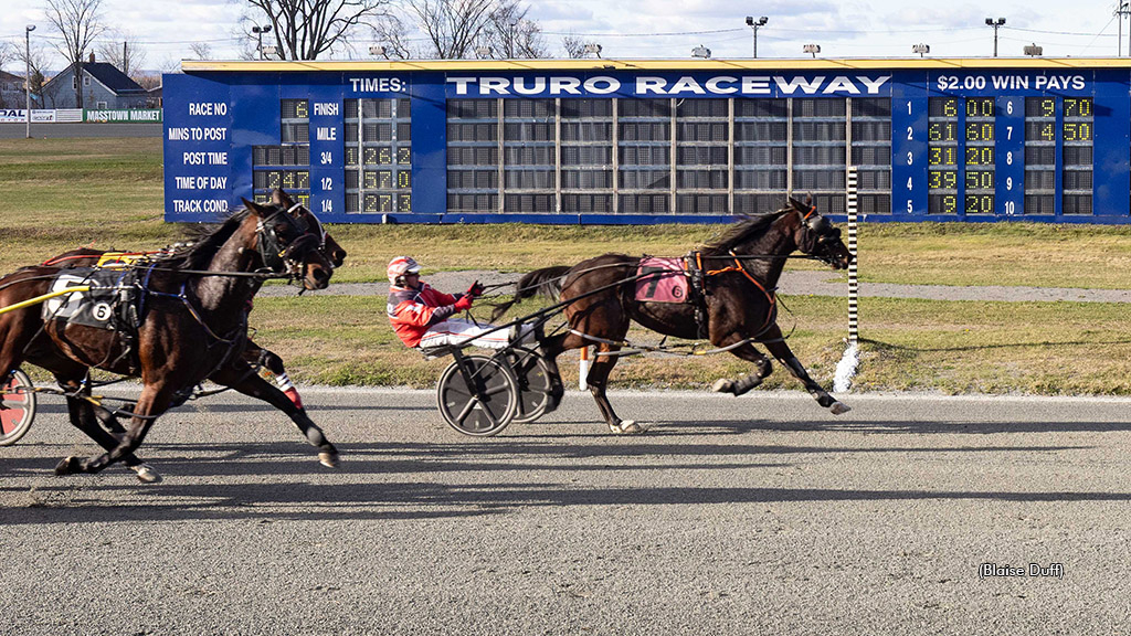 Bettor On Than Off winning at Truro Raceway
