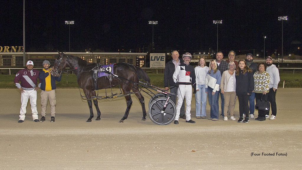 Erv Miller and connections in the winner's circle