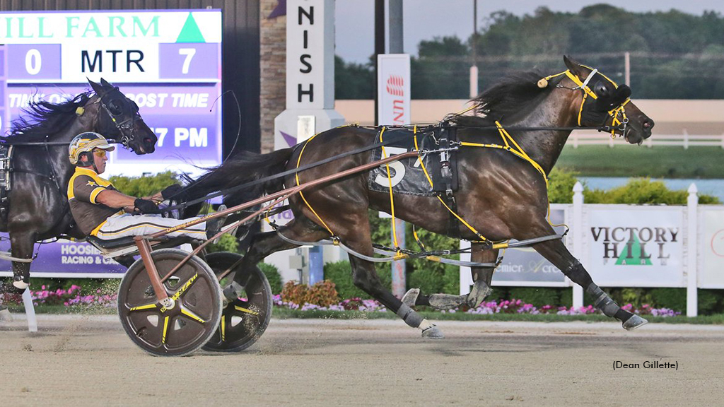 Wild Rosa winning at Hoosier Park