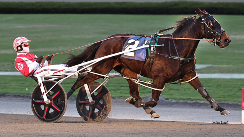 Louies Girl N winning at Yonkers Raceway