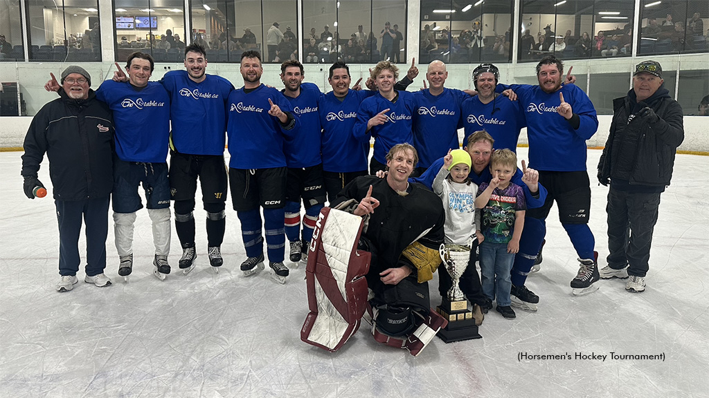 Team McEneny, the 2026 Horsemen's Hockey Tournament champions