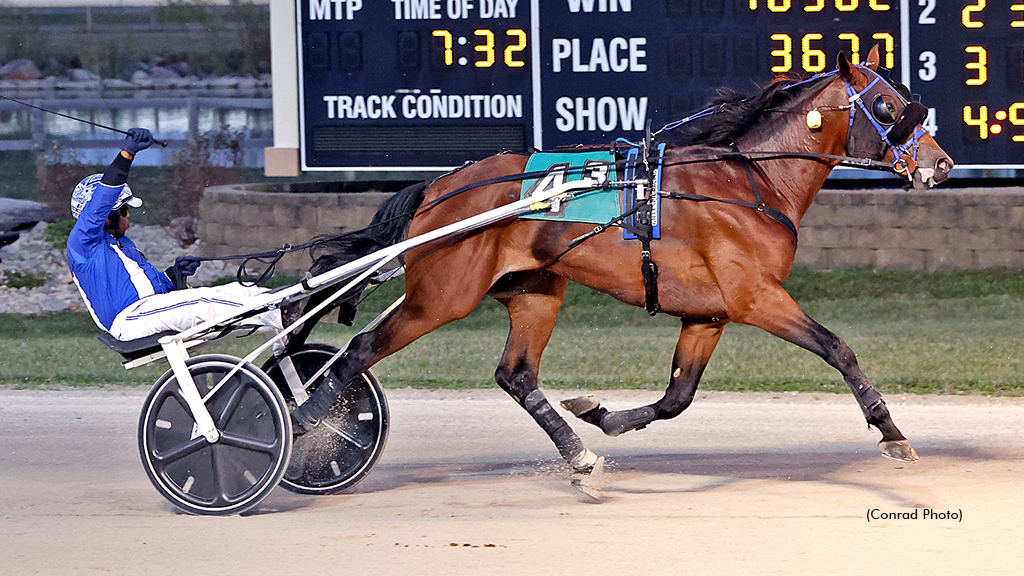 Big Ranger winning at Dayton Raceway