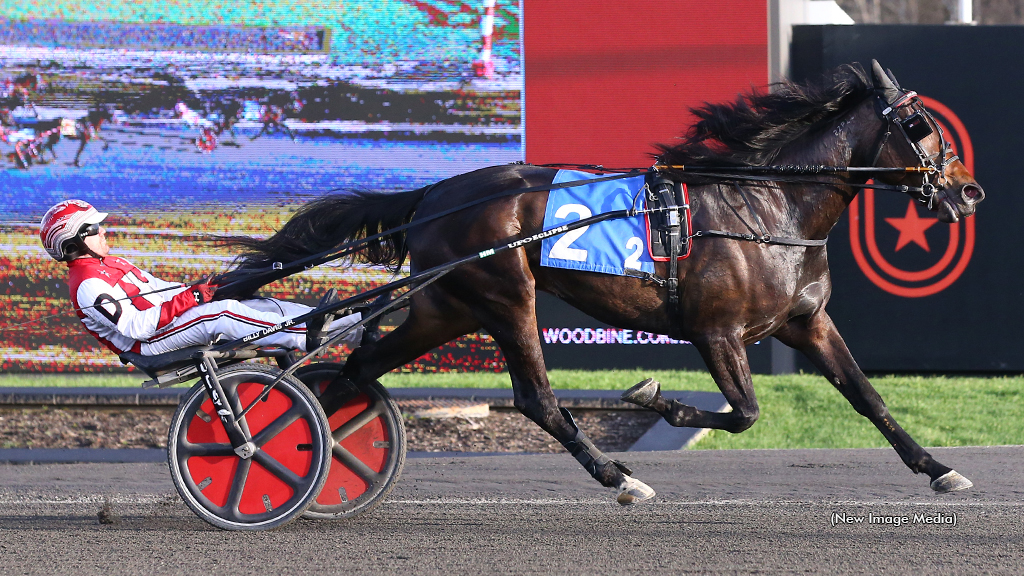 Elbows Up winning at Woodbine Mohawk Park