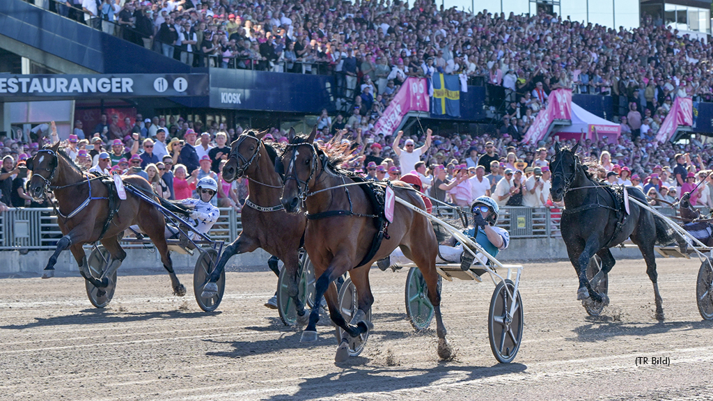 Allegiant winning the 2026 Elitloppet