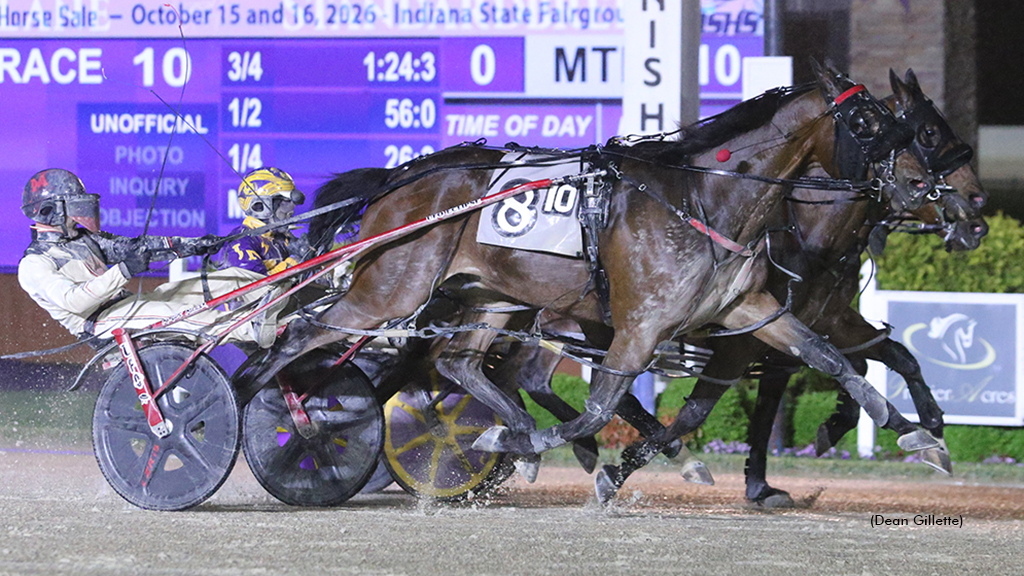 Coach Stefanos winning at Hoosier Park