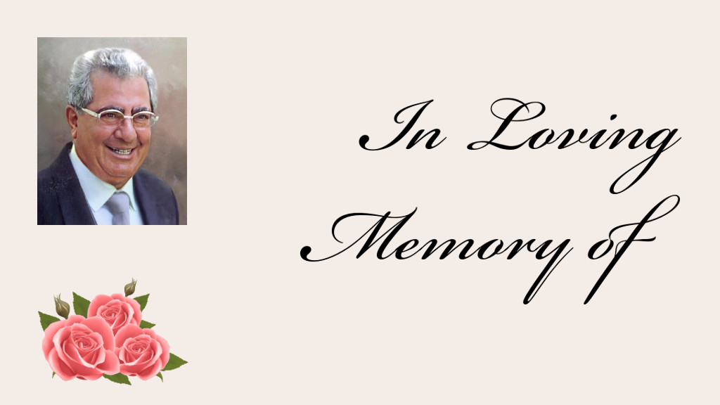 In Loving Memory of Giuseppe Lanni