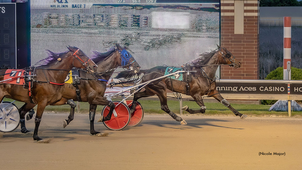 Fifty Rivers winning at Running Aces