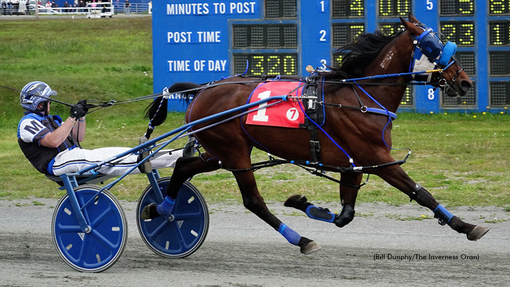 Sea Laird winning at Inverness Raceway