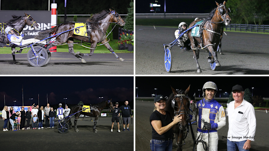 Sweet Lovin Lou and Odds On Mr Mamba, winners of the 2026 Pepsi North America Cup eliminations