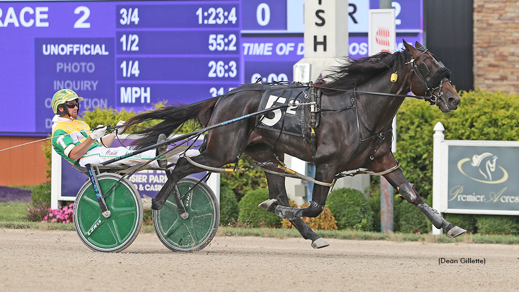 Another Mile Again winning at Hoosier Park
