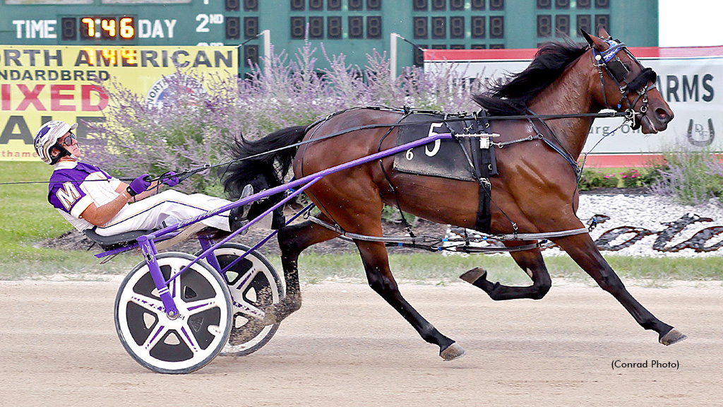 Tempting Flames winning at Scioto Downs