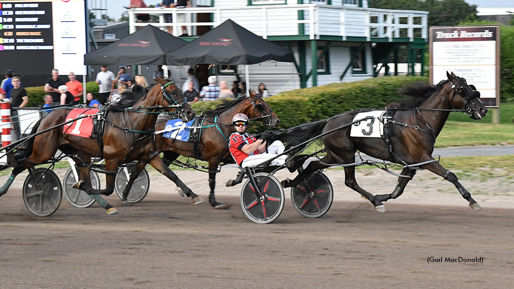 Malevolent winning at Charlottetown Driving Park
