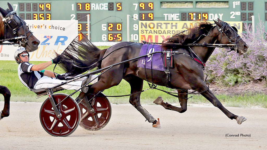 Mind On My Moni winning at Scioto Downs