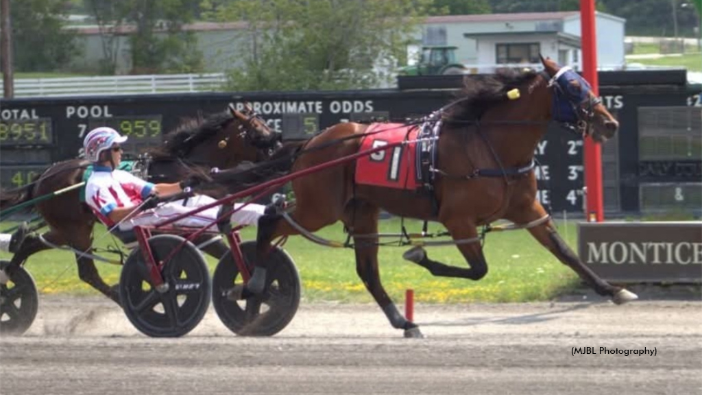 Primacy Station winning at Monticello Raceway