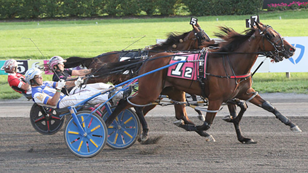 Sangria Summer winning at Meadowlands Racetrack