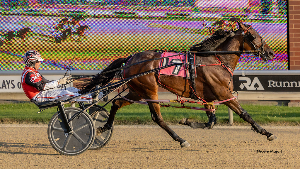 Slipped Onmybeans winning at Running Aces