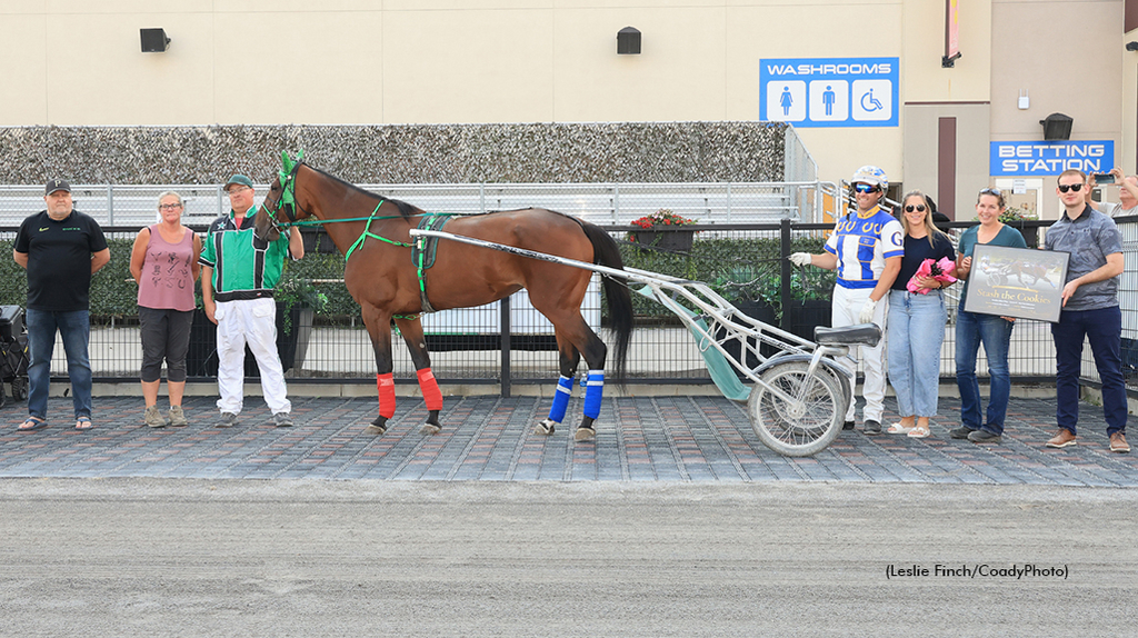 Stash The Cookies in a retirement ceremony at Century Downs