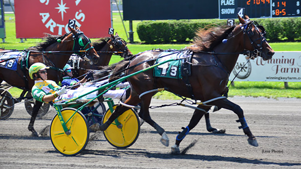 Sweet Lovin Lou winning at The Meadowlands