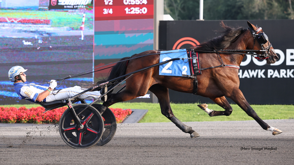 Unstable Genius winning at Woodbine Mohawk Park
