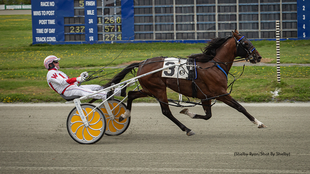 Like A Glove winning at Truro Raceway