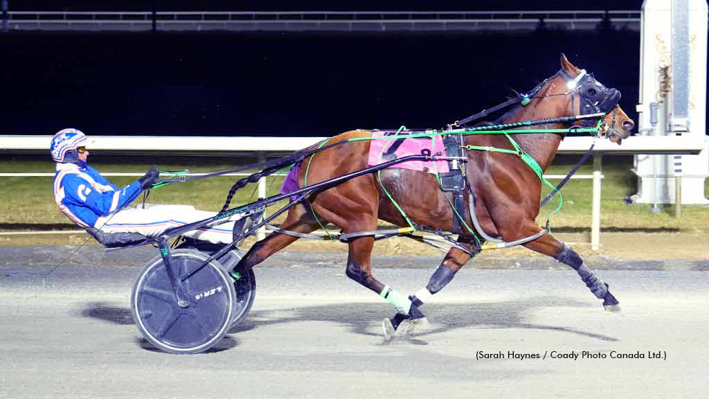 Georgia Hanover winning at Century Mile