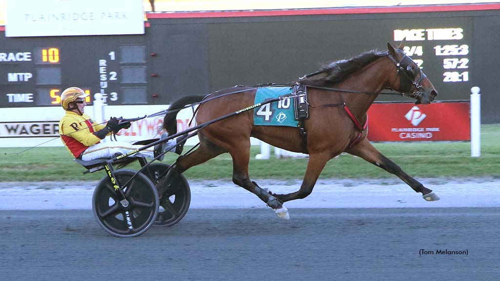 Unevergonnagethis winning at Plainridge Park