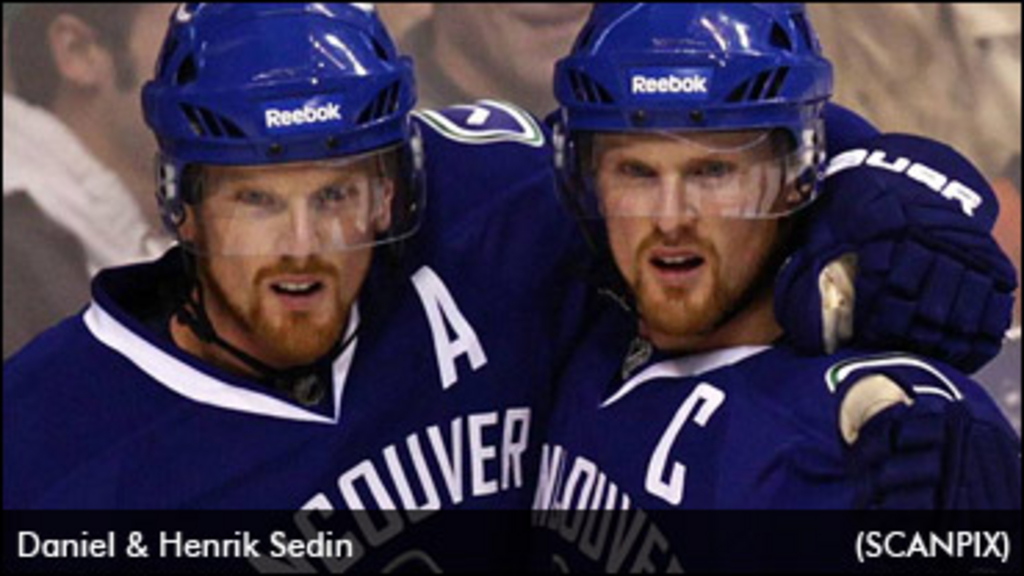 Vancouver Canucks honour Sedin twins by retiring their numbers