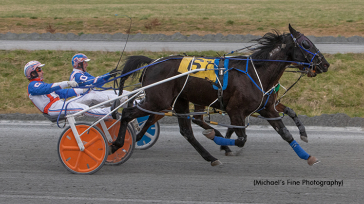 Sunshine Boy winning the Keith Linton Memorial Stakes at Fraser Downs