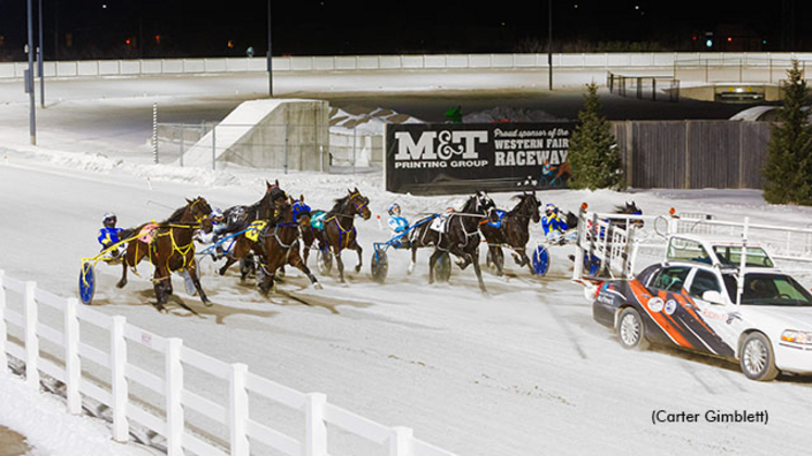 Harness racing at The Raceway at Western Fair District