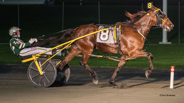 This Is The Plan winning the Borgata final at Yonkers Raceway