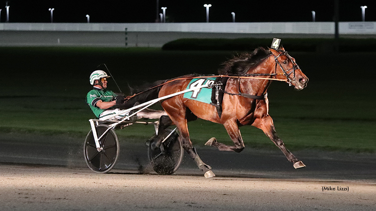 Justice winning his Yonkers Trot elimination