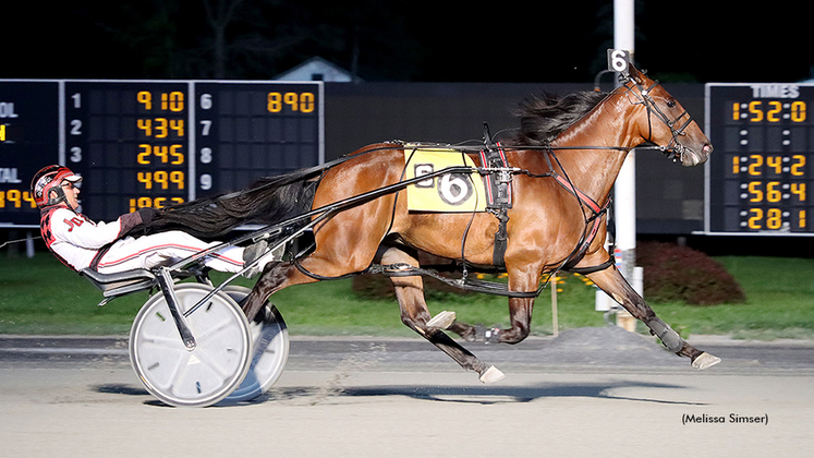 Mach Le More winning at Saratoga