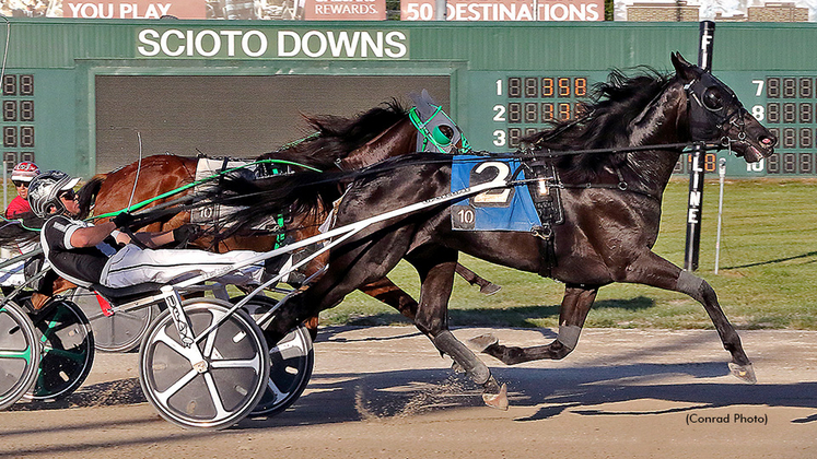 Black Magic winning at Scioto Downs