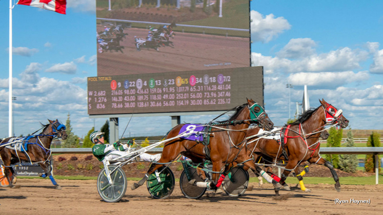 Racing action at Century Mile