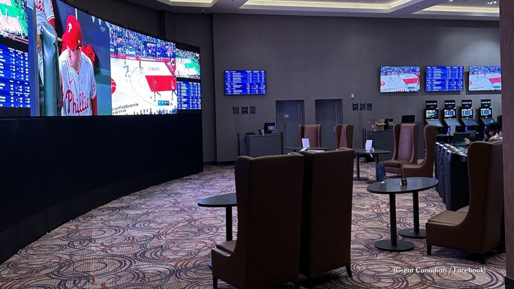sportsbook at a Great Canadian casino