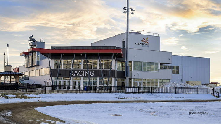 The Century Mile grandstand