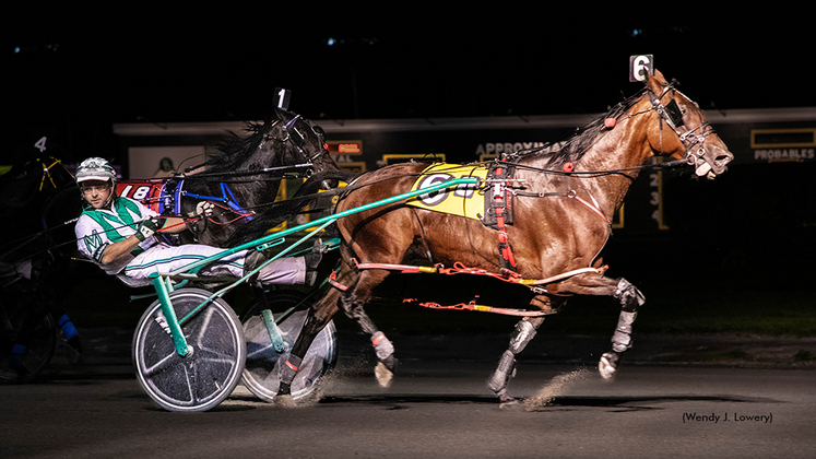 Just Plain Loco winning at Batavia Downs