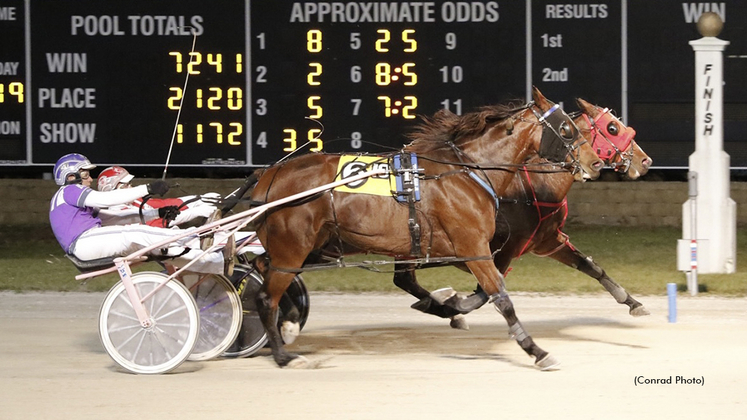 Velocity Lady winning at Dayton Raceway