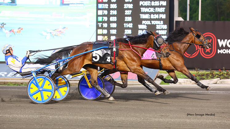 Gaines Hanover winning at Woodbine Mohawk Park