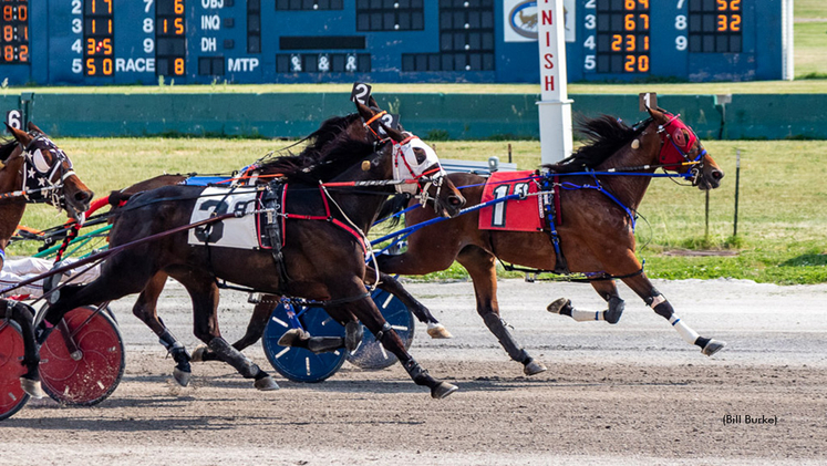 J S Hopscotch winning at Buffalo Raceway