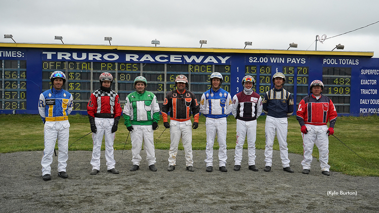 The drivers from the Nova Scotia vs. Ontario Driving Challenge