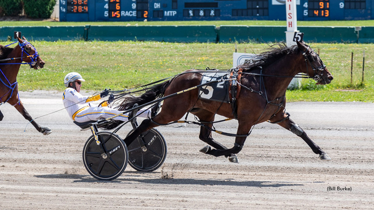 Darius winning at Buffalo Raceway