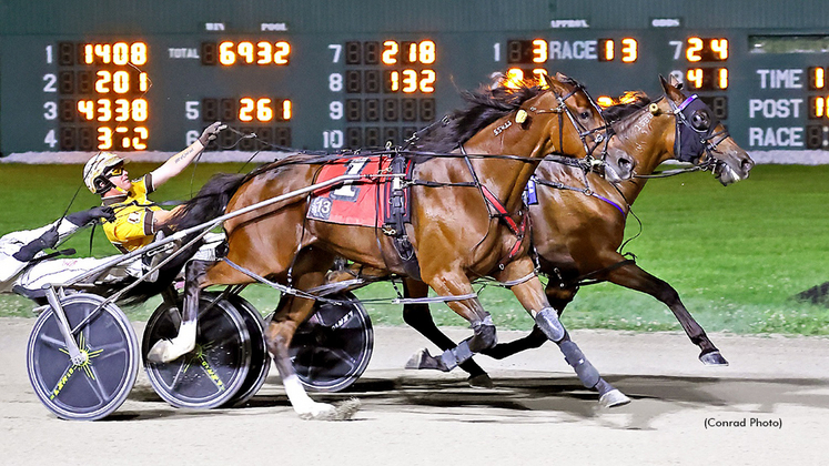 Grace Hill winning at Scioto Downs