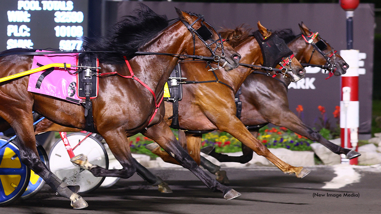 Indy Be Quick winning at Woodbine Mohawk Park