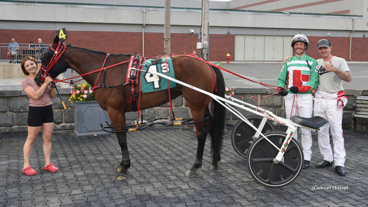 Karma Seelster after winning the Open at Yonkers
