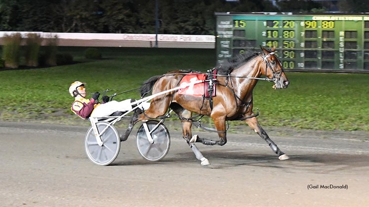 Covered Bridge winning at Charlottetown Driving Park