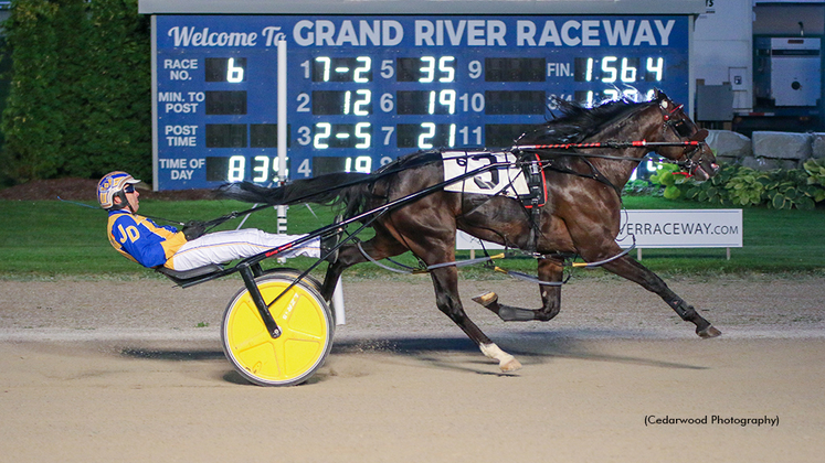 D A McDreamy winning at Grand River Raceway