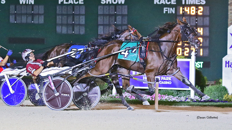 Frankie Frankie winning at Hoosier Park