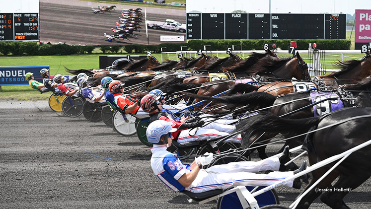 Harness racing at Meadowlands Racetrack