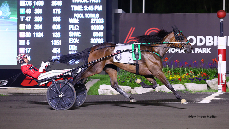 Tandem Hanover winning at Woodbine Mohawk Park